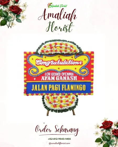 Sewa Papan Bunga Tugala Oyo