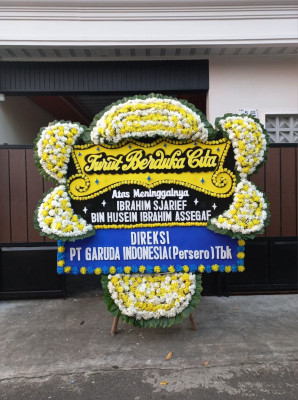 Papan Bunga Duka di Tugala Oyo